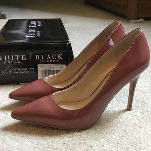 White House Black Market Olivia Terra Rosa Heels